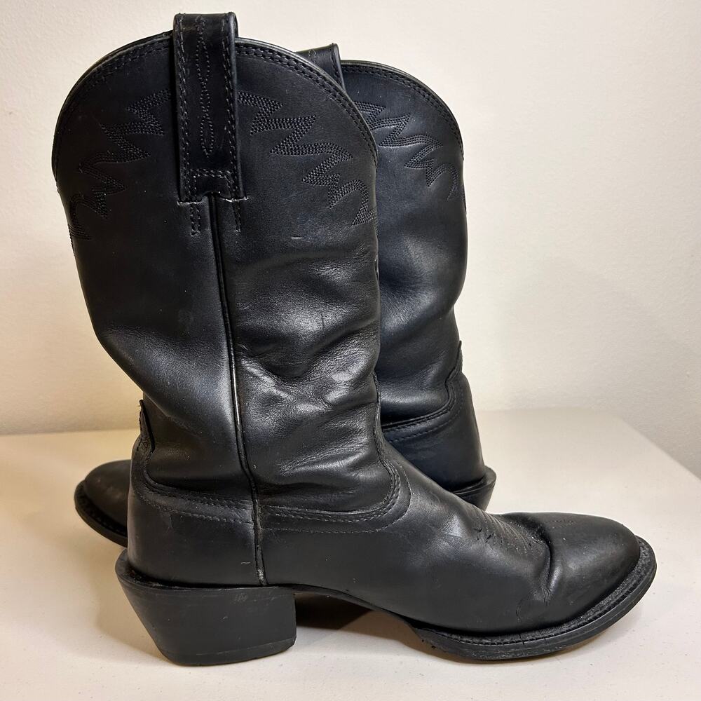 Ariat Men's Sedona Black Western Ranch Farm Cowboy Boots Size 9.5‎ EE (Wide) - Picture 7 of 15